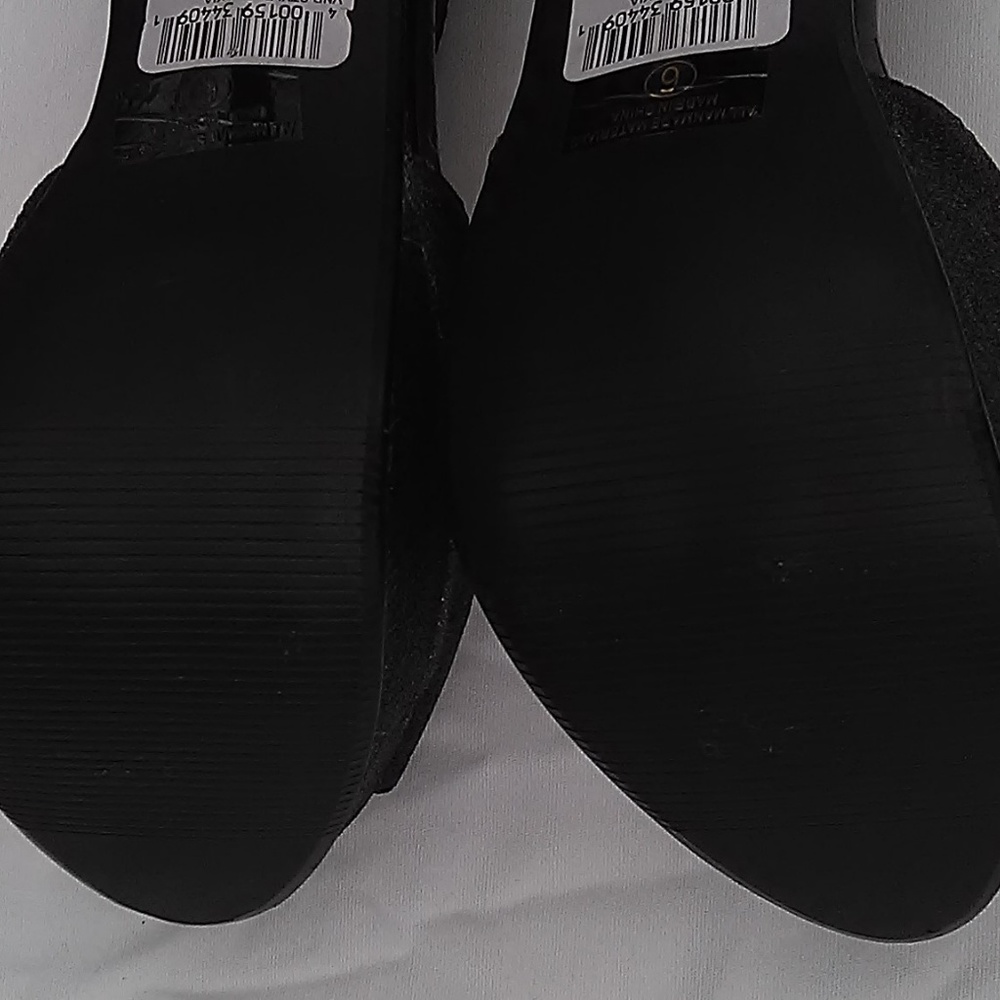 Speed Limit 98 Black Glitter Spike Stilettos NWOB - Picture 7 of 8